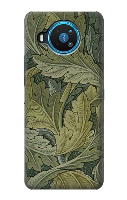 W3790 William Morris Acanthus Leaves Etui Coque Housse et Flip Housse Cuir pour Nokia 8.3 5G