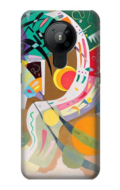 W3346 Vasily Kandinsky Guggenheim Etui Coque Housse et Flip Housse Cuir pour Nokia 5.3