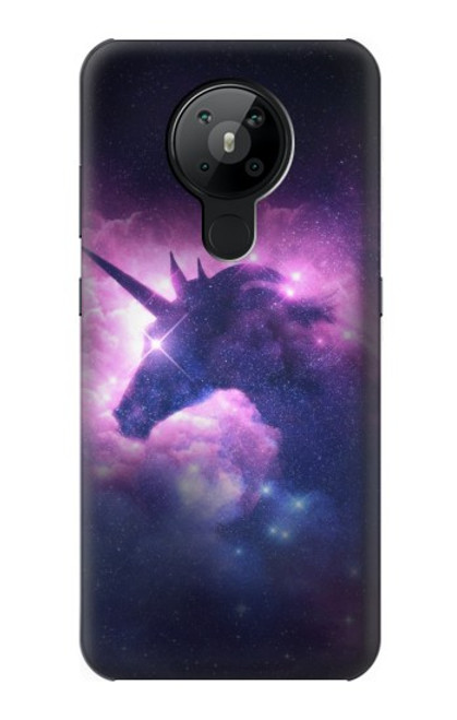 W3538 Licorne Galaxie Etui Coque Housse et Flip Housse Cuir pour Nokia 5.3