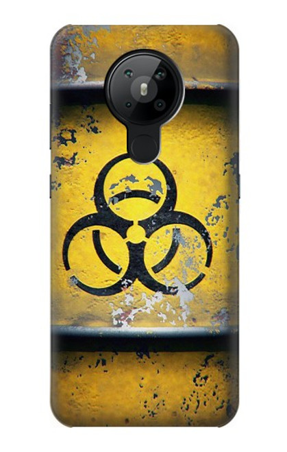 W3669 Graphique du réservoir de danger biologique Etui Coque Housse et Flip Housse Cuir pour Nokia 5.3