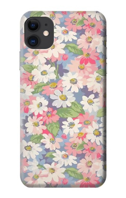 W3688 Motif d'art floral floral Etui Coque Housse et Flip Housse Cuir pour iPhone 11