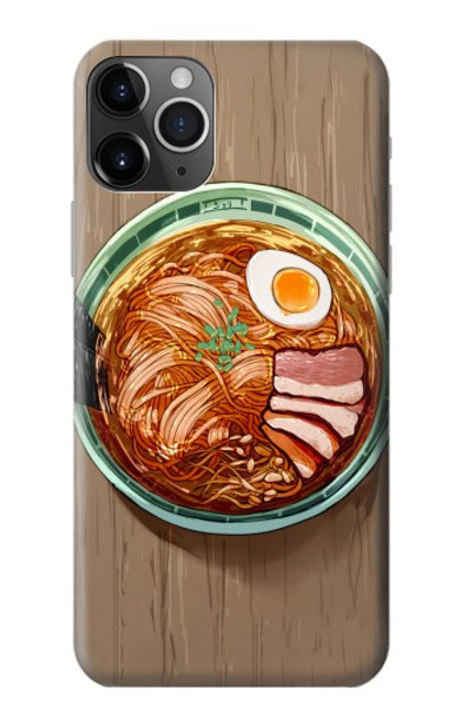 W3756 Nouilles ramen Etui Coque Housse et Flip Housse Cuir pour iPhone 11 Pro