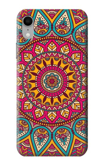 W3694 Modèle d'art hippie Etui Coque Housse et Flip Housse Cuir pour iPhone XR