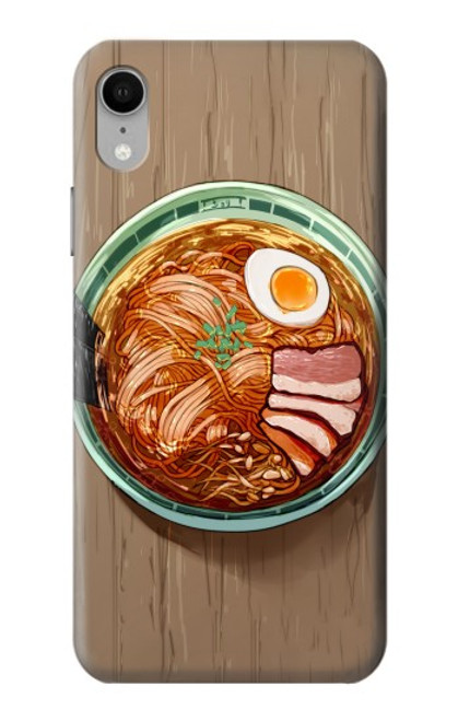 W3756 Nouilles ramen Etui Coque Housse et Flip Housse Cuir pour iPhone XR