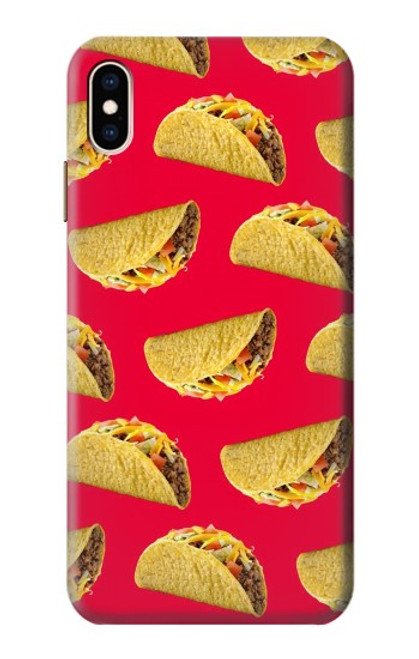 W3755 Tacos mexicains Etui Coque Housse et Flip Housse Cuir pour iPhone XS Max