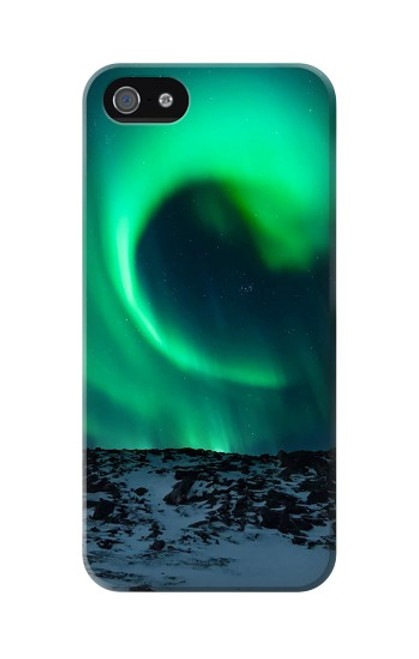 W3667 Aurora Northern Light Etui Coque Housse et Flip Housse Cuir pour iPhone 5C