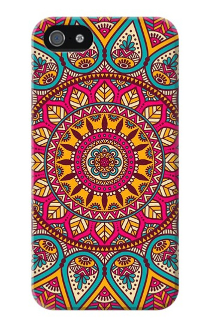 W3694 Modèle d'art hippie Etui Coque Housse et Flip Housse Cuir pour iPhone 4 4S