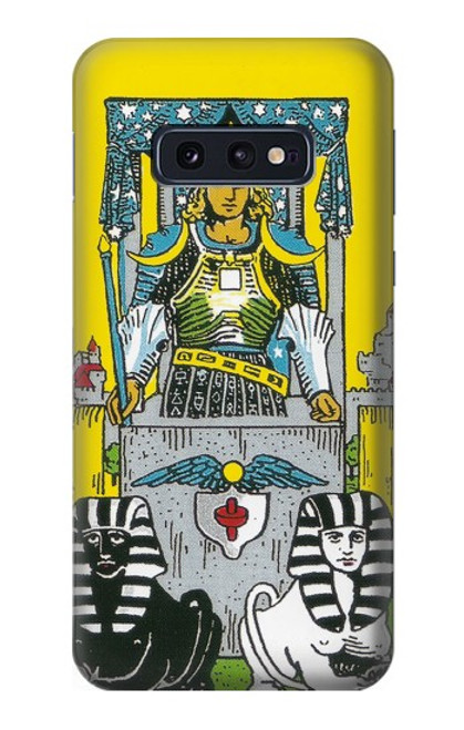 W3739 Carte de tarot le char Etui Coque Housse et Flip Housse Cuir pour Samsung Galaxy S10e