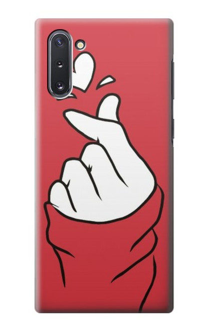 W3701 Mini signe d'amour de coeur Etui Coque Housse et Flip Housse Cuir pour Samsung Galaxy Note 10