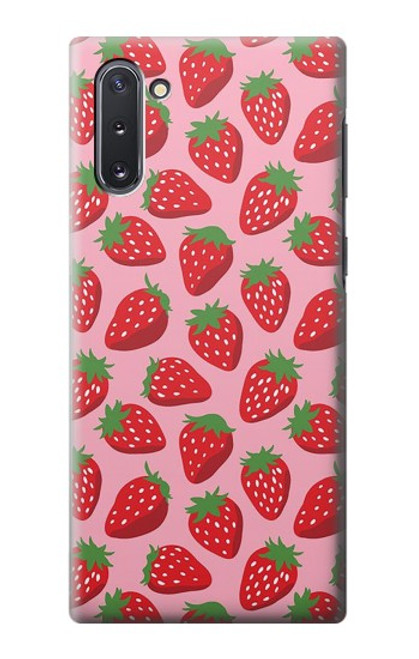 W3719 Modèle de fraise Etui Coque Housse et Flip Housse Cuir pour Samsung Galaxy Note 10