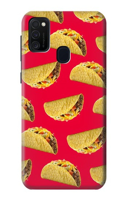W3755 Tacos mexicains Etui Coque Housse et Flip Housse Cuir pour Samsung Galaxy M21