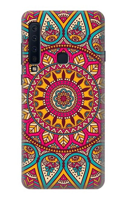 W3694 Modèle d'art hippie Etui Coque Housse et Flip Housse Cuir pour Samsung Galaxy A9 (2018), A9 Star Pro, A9s