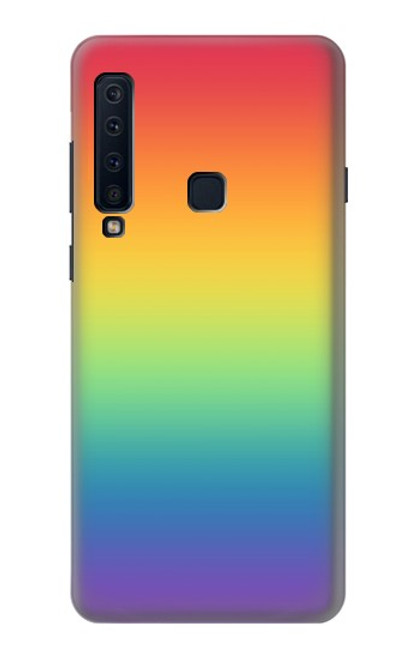 W3698 Drapeau de fierté LGBT Etui Coque Housse et Flip Housse Cuir pour Samsung Galaxy A9 (2018), A9 Star Pro, A9s