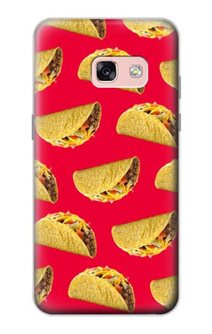 W3755 Tacos mexicains Etui Coque Housse et Flip Housse Cuir pour Samsung Galaxy A3 (2017)