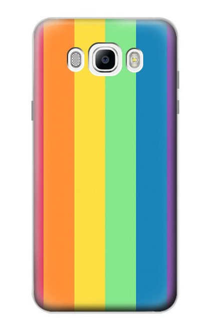 W3699 Fierté LGBT Etui Coque Housse et Flip Housse Cuir pour Samsung Galaxy J7 (2016)