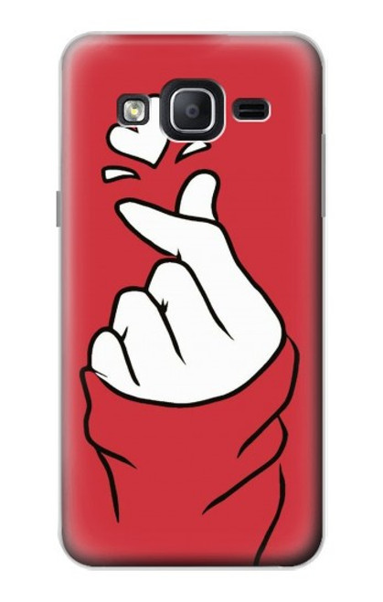 W3701 Mini signe d'amour de coeur Etui Coque Housse et Flip Housse Cuir pour Samsung Galaxy On5