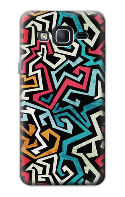 W3712 Motif Pop Art Etui Coque Housse et Flip Housse Cuir pour Samsung Galaxy On5