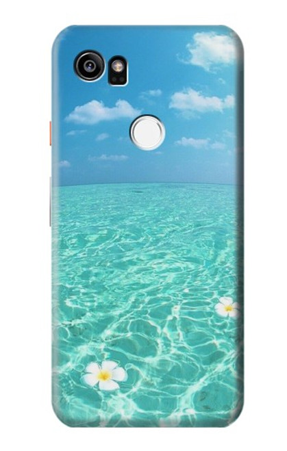 W3720 Summer Ocean Beach Etui Coque Housse et Flip Housse Cuir pour Google Pixel 2 XL