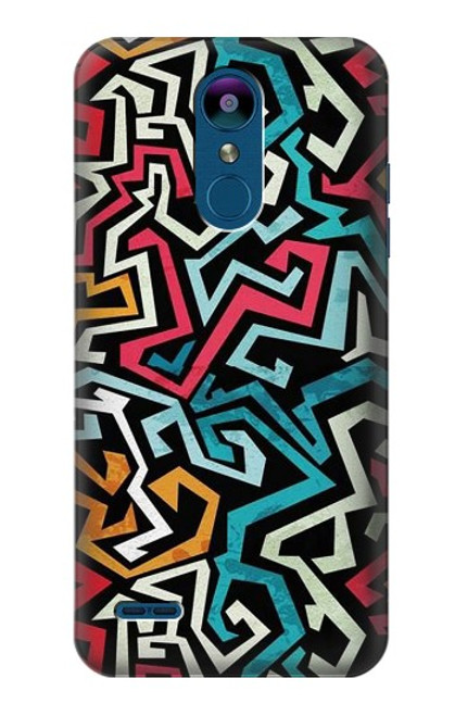 W3712 Motif Pop Art Etui Coque Housse et Flip Housse Cuir pour LG K8 (2018)