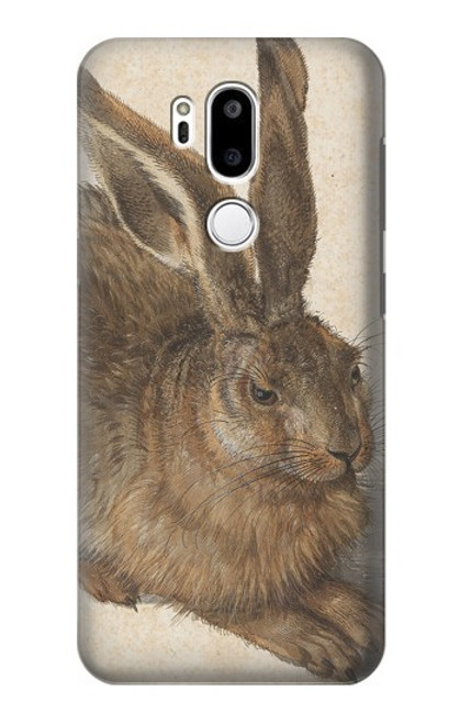 W3781 Albrecht Durer Young Hare Etui Coque Housse et Flip Housse Cuir pour LG G7 ThinQ