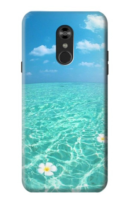 W3720 Summer Ocean Beach Etui Coque Housse et Flip Housse Cuir pour LG Q Stylo 4, LG Q Stylus