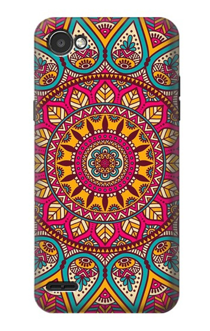 W3694 Modèle d'art hippie Etui Coque Housse et Flip Housse Cuir pour LG Q6