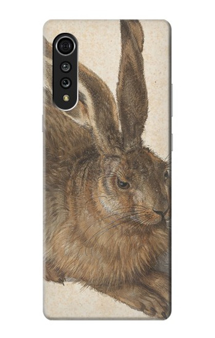 W3781 Albrecht Durer Young Hare Etui Coque Housse et Flip Housse Cuir pour LG Velvet