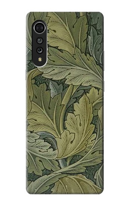 W3790 William Morris Acanthus Leaves Etui Coque Housse et Flip Housse Cuir pour LG Velvet