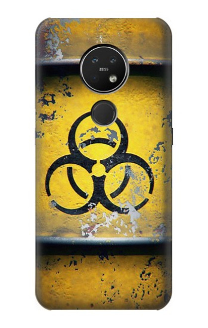 W3669 Graphique du réservoir de danger biologique Etui Coque Housse et Flip Housse Cuir pour Nokia 7.2