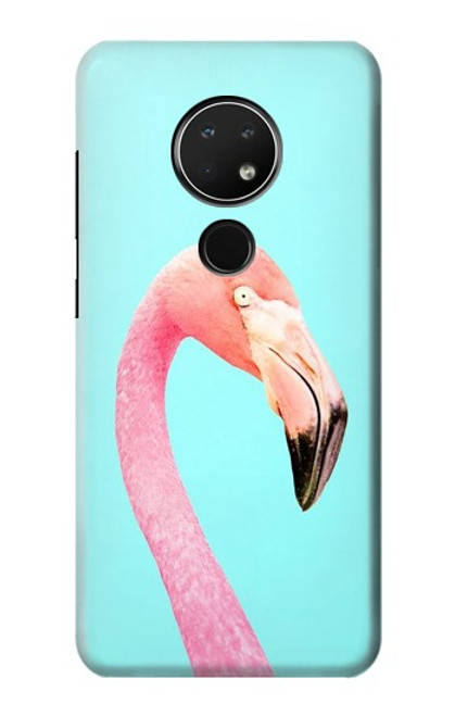 W3708 Flamant rose Etui Coque Housse et Flip Housse Cuir pour Nokia 6.2