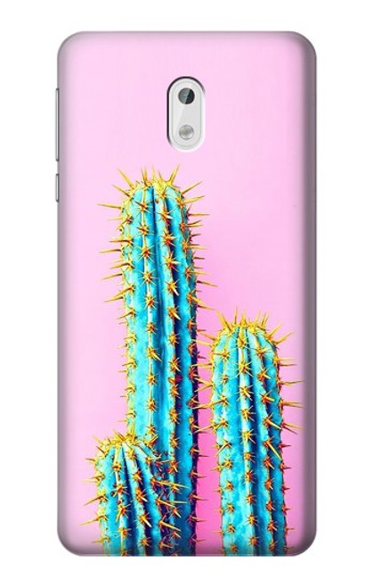 W3673 Cactus Etui Coque Housse et Flip Housse Cuir pour Nokia 3