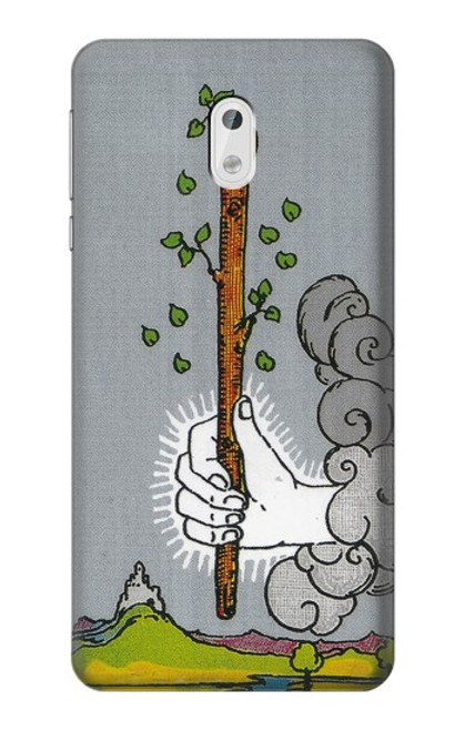 W3723 Carte de tarot l'âge des baguettes Etui Coque Housse et Flip Housse Cuir pour Nokia 3