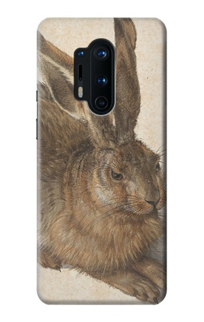 W3781 Albrecht Durer Young Hare Etui Coque Housse et Flip Housse Cuir pour OnePlus 8 Pro