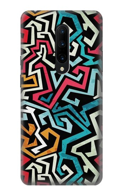 W3712 Motif Pop Art Etui Coque Housse et Flip Housse Cuir pour OnePlus 7 Pro