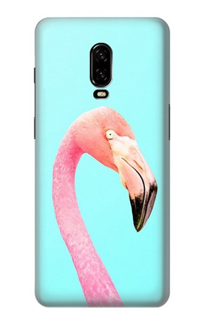 W3708 Flamant rose Etui Coque Housse et Flip Housse Cuir pour OnePlus 6T