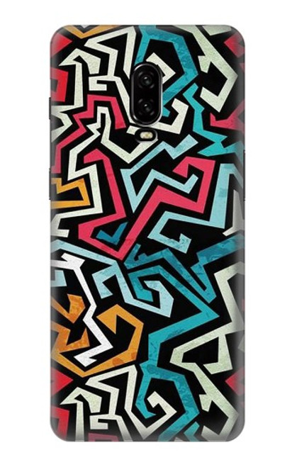 W3712 Motif Pop Art Etui Coque Housse et Flip Housse Cuir pour OnePlus 6T