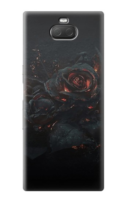 W3672 Rose brûlée Etui Coque Housse et Flip Housse Cuir pour Sony Xperia 10 Plus