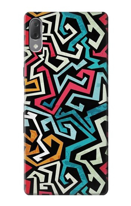 W3712 Motif Pop Art Etui Coque Housse et Flip Housse Cuir pour Sony Xperia L3