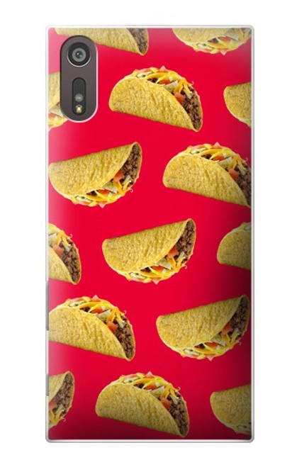 W3755 Tacos mexicains Etui Coque Housse et Flip Housse Cuir pour Sony Xperia XZ