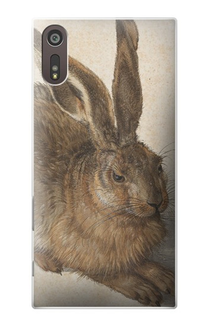 W3781 Albrecht Durer Young Hare Etui Coque Housse et Flip Housse Cuir pour Sony Xperia XZ