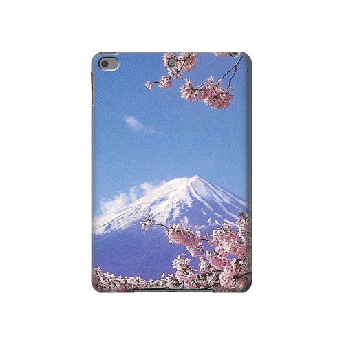 W1060 Mont Fuji Sakura fleur de cerisier Tablet Etui Coque Housse pour iPad mini 4, iPad mini 5, iPad mini 5 (2019)