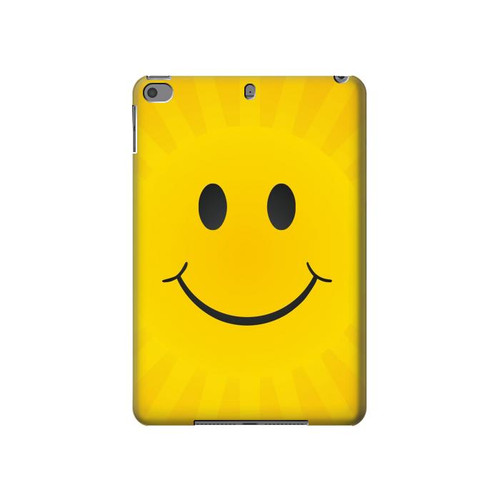 W1146 Sourire Soleil Jaune Tablet Etui Coque Housse pour iPad mini 4, iPad mini 5, iPad mini 5 (2019)