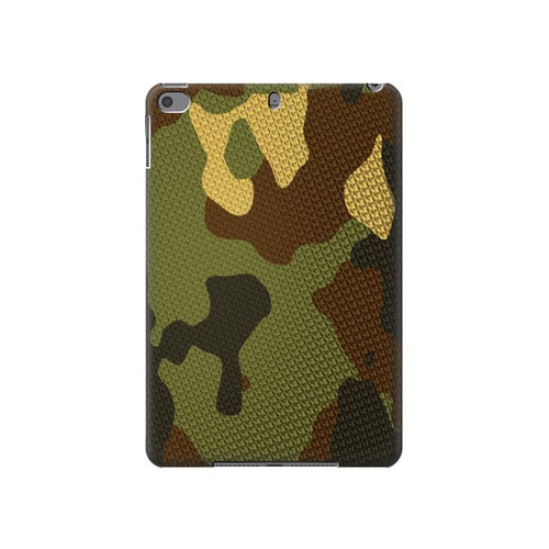 W1602 Camo Camouflage Imprimé graphique Tablet Etui Coque Housse pour iPad mini 4, iPad mini 5, iPad mini 5 (2019)