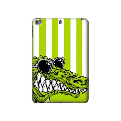 W2323 Crocodile vert drôle d'alligator Tablet Etui Coque Housse pour iPad mini 4, iPad mini 5, iPad mini 5 (2019)