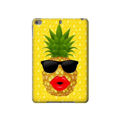 W2443 Baiser drôle d'ananas Lunettes de soleil Tablet Etui Coque Housse pour iPad mini 4, iPad mini 5, iPad mini 5 (2019)