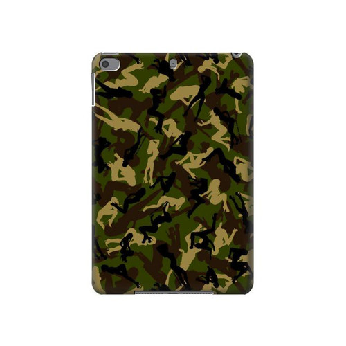 W3356 Camo camouflage de fille Tablet Etui Coque Housse pour iPad mini 4, iPad mini 5, iPad mini 5 (2019)