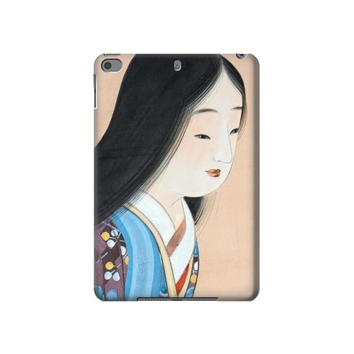 W3483 Japon Beauté Kimono Tablet Etui Coque Housse pour iPad mini 4, iPad mini 5, iPad mini 5 (2019)