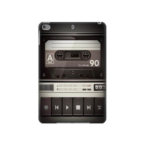 W3501 Lecteur cassette millésimé Tablet Etui Coque Housse pour iPad mini 4, iPad mini 5, iPad mini 5 (2019)