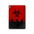 W2917 Biohazards Virus Alert Rouge Tablet Etui Coque Housse pour iPad Air 2, iPad 9.7 (2017,2018), iPad 6, iPad 5