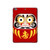 W3045 Japon Bonne chance Daruma Poupée Tablet Etui Coque Housse pour iPad Pro 10.5, iPad Air (2019, 3rd)